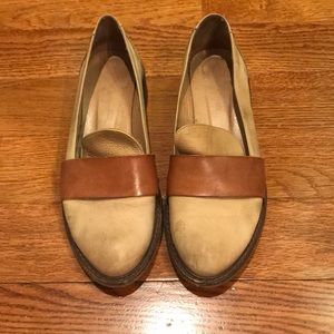 Free people leather loafers
